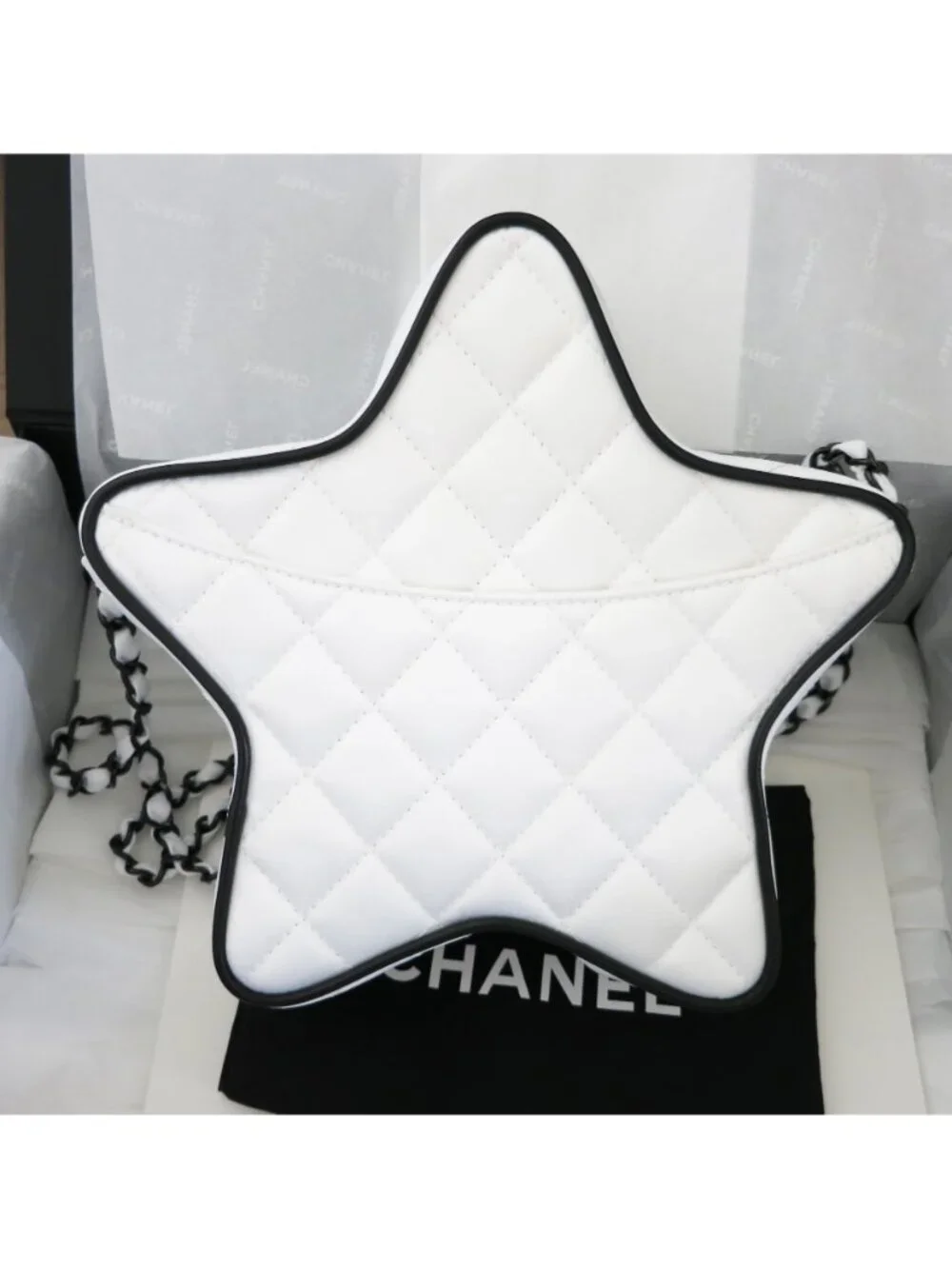 CHANEL 24 Cruise White STAR CC WALK OF FAME Hollywood Boulevard Crossbody Bag - Picture 11 of 14